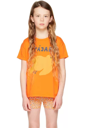 Tiny Cottons T-shirts - Kids Orange 'El Pájaro' T-Shirt