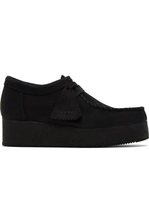 Clarks Women Loafers - Black Wallacraft Derbys