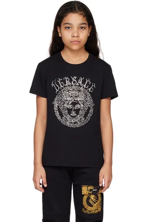 VERSACE T-shirts - Kids Black Medusa T-Shirt