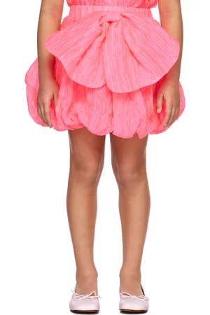 CRLNBSMNS Bow Ties - Kids Pink Bow Skirt
