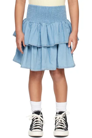 Molo Girls Skirts - Kids Blue Bonita Skirt