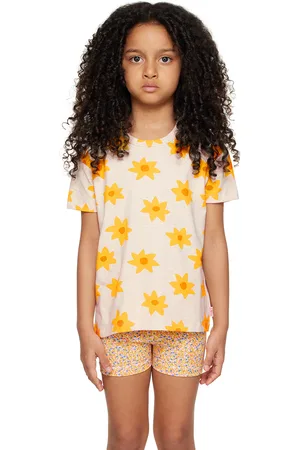 Tiny Cottons T-shirts - Kids Beige Starfruit T-Shirt