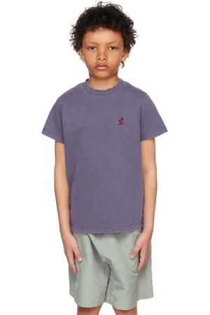 Gramicci Kids T-shirts - Kids Purple One Point T-Shirt