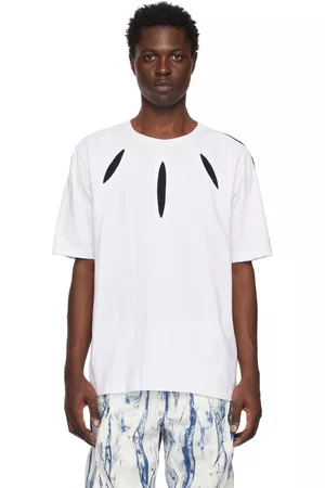 Kusikohc Men T-shirts - White Incission T-Shirt