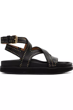 Isabel Marant Women Sandals - Black Neryse Sandals