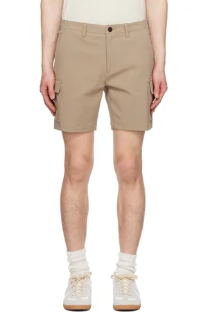 THEORY Men Shorts - Beige Zaine Cargo Shorts