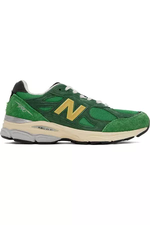 New Balance Men Sneakers - Green 990v3 Sneakers