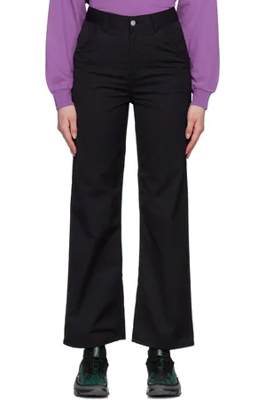 Carhartt Women Pants - Black Simple Trousers
