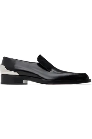 Jil Sander Women Loafers - Black Pointed Toe Loafers