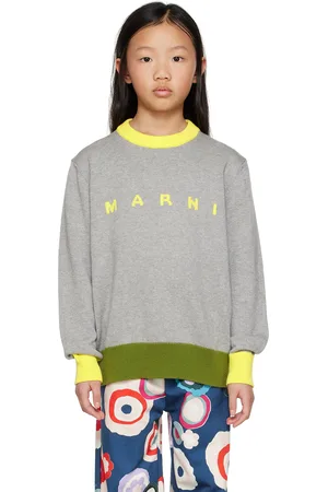 Marni Accessories - Kids Gray Crewneck Sweater