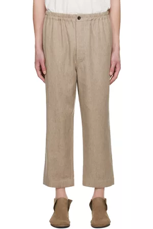 The Row Beige Xander Trousers