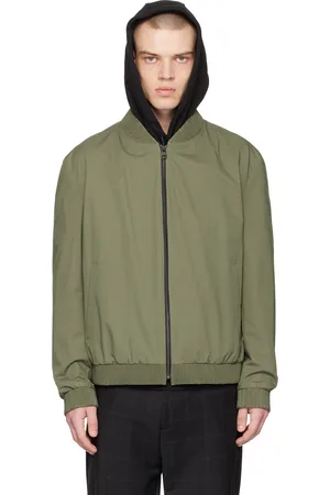 Vince slim outlet fit bomber jacket