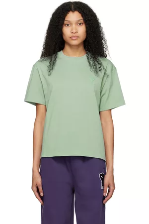 Ami SSENSE Exclusive Green Ami de Cœur T-Shirt