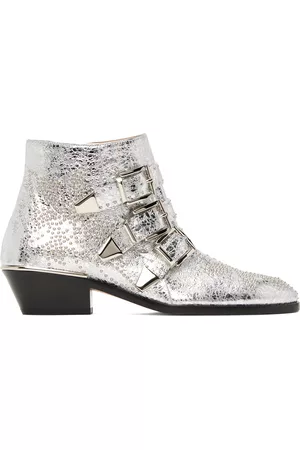 Chloé Women Ankle Boots - Silver Susanna Ankle Boots