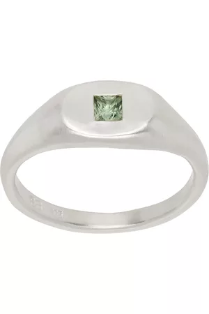 Seb Brown Men Rings - Silver Lozenge Ring