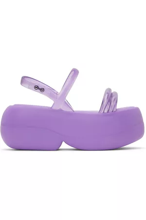 Melissa Women Sandals - Purple Airbubble Platform Sandals