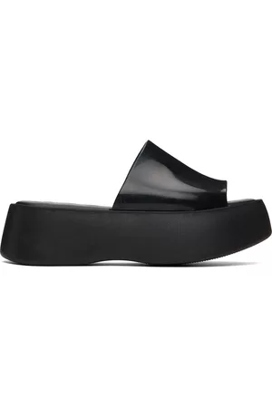 Melissa Women Platforms - Black Becky Platform Slides