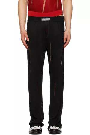 LGN Louis Gabriel Nouchi Black Tapered Lounge Pants