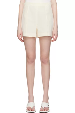 Vince Women Shorts - Off-White Tailored Shorts
