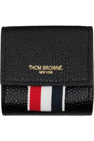 Thom Browne Men Wallets - Black Small Coin Case Wallet