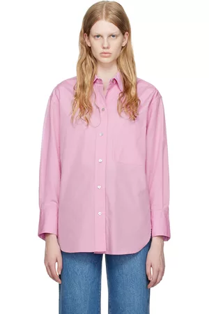 Vince Women Shirts - Pink Oversized Shirt