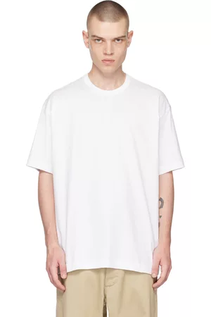 Comme des Garçons Men T-shirts - White Crewneck T-Shirt
