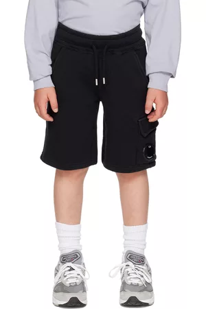 C.P. Company Shorts - Kids Black Basic Cargo Shorts