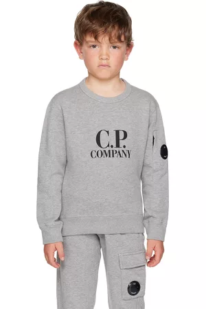 C.P. Company Accessories - Kids Gray Basic Sweater