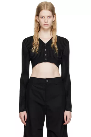 Hope Women Cardigans - Black Cropped Cardigan