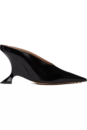 Bottega Veneta Women High Heels - Black Rocket Mule Heels
