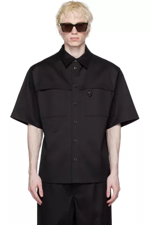 Emporio Armani Men Shirts - Black Double Shirt