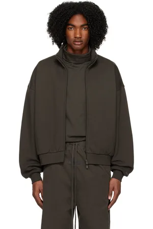 FEAR OF GOD Gray Full Zip Jacket