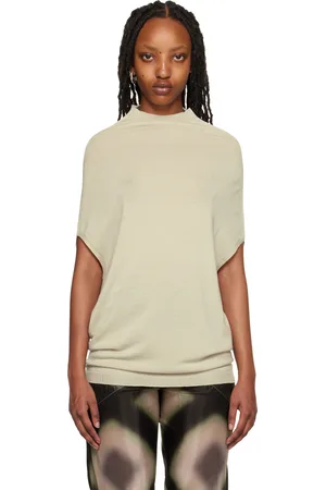 Rick Owens Off-White Crater Turtleneck