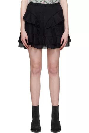Isabel Marant Women Mini Skirts - Black Moano Miniskirt