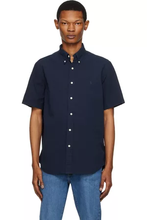 Ralph Lauren Men Sleeveless Shirts - Navy Astoria Shirt
