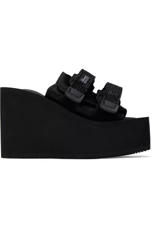 BLUMARINE Women Sandals - Black Suicoke Edition Moto Heeled Sandals