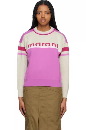 Isabel Marant Women Sweatshirts - Pink & Beige Carry Sweatshirt