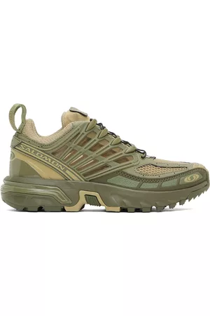 Salomon Women High Top Sneakers - Khaki ACS Pro Sneakers