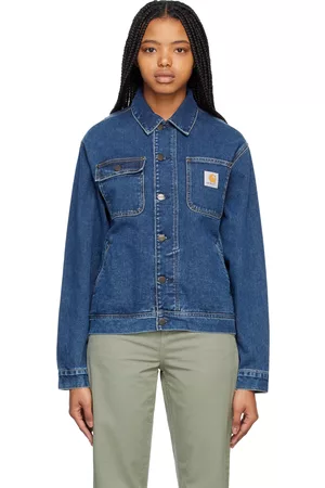 Carhartt Women Denim Jackets - Blue Saledo Denim Jacket