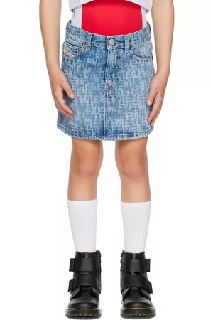 Diesel Girls Denim Skirts - Kids Blue Gianna-Np Denim Skirt