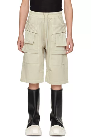 Rick Owens Shorts - Kids Beige Pods Shorts