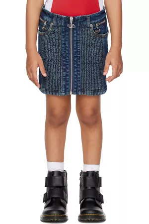 Diesel Girls Denim Skirts - Kids Blue Geronny Denim Skirt
