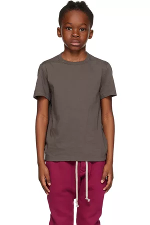 Rick Owens T-shirts - Kids Brown Level T-Shirt