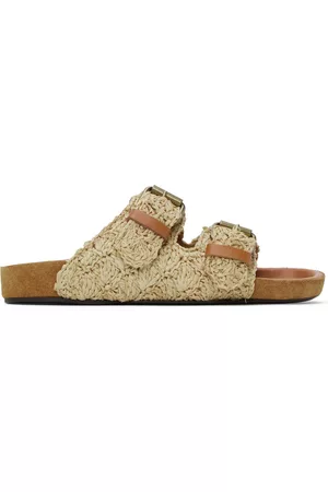 Isabel Marant Women Sandals - Beige Lennyo Flat Sandals