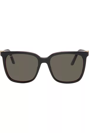 Cartier Women Sunglasses - Black & Red Square Sunglasses