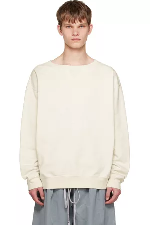 Maison Margiela White Embroidered Sweatshirt