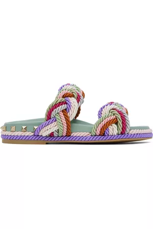VALENTINO GARAVANI Women Sandals - Multicolor Rockstud Sandals