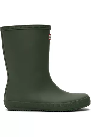Hunter Rainwear - Kids Green First Classic Little Kids Rain Boots