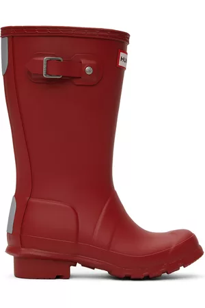 Hunter Rainwear - Kids Red Original Big Kids Rain Boots
