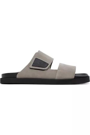 Emporio Armani Men Velcro Shoes - Taupe Velcro Sandals
